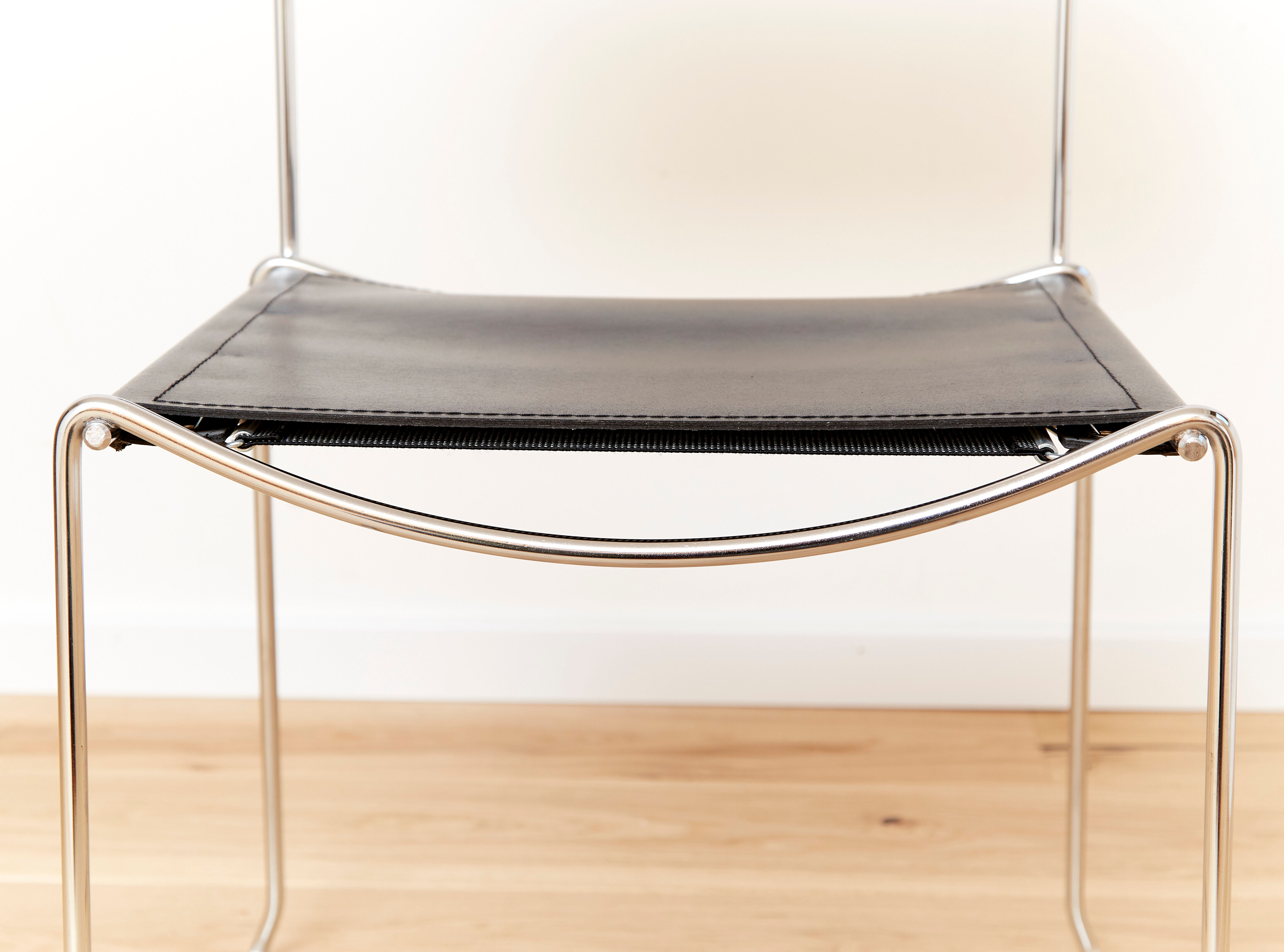Leather dining chairs by Giandomenico Belotti  for Alias