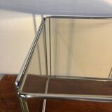 Isosceles sofa side table by Max Sauze
