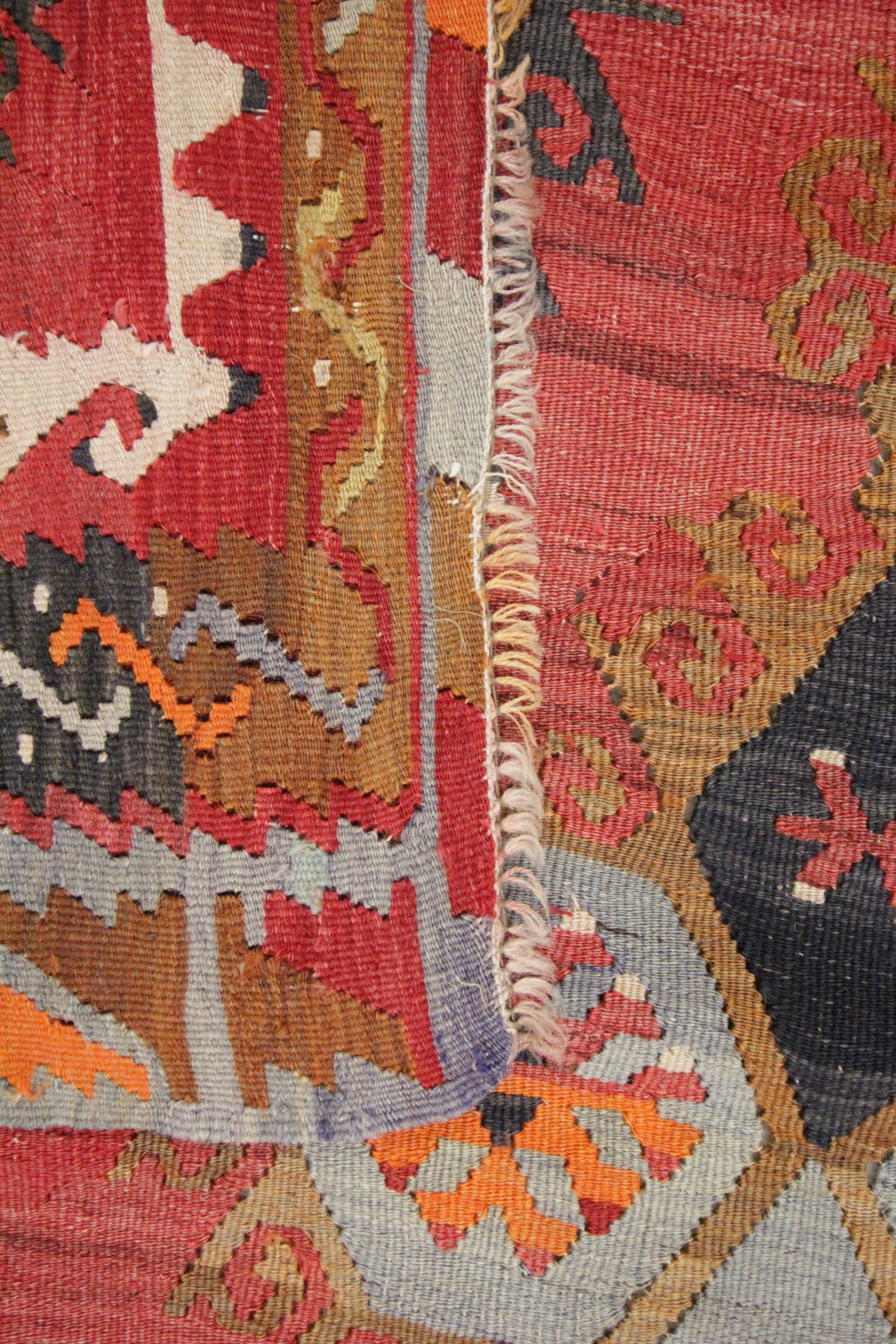 Handmade wool antique turkish sarkisla area rug carpet- 293x338cm