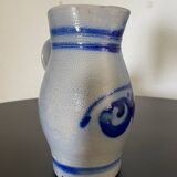 1L ceramic pitcher with blue pattern