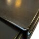Set of 3 ebonized Italian nesting tables