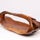 Large Carved Olive Wood Fruit basket 1970s