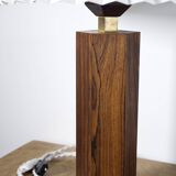 Vintage Danish rosewood table lamp