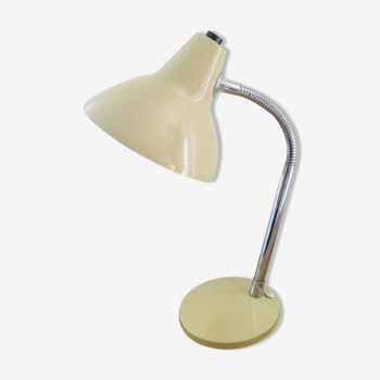 Beige metal lamp