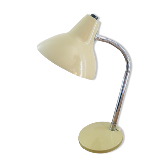 Beige metal lamp