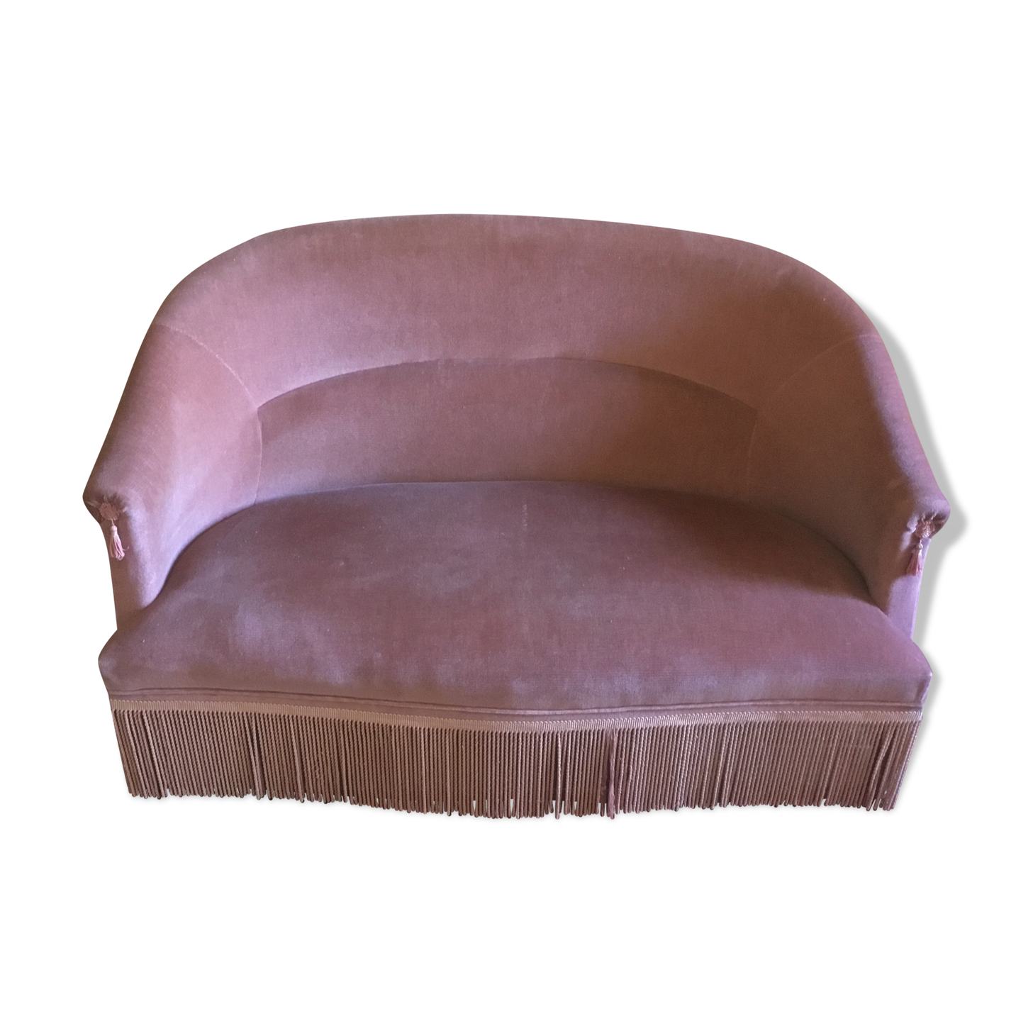 Bench velvet pink