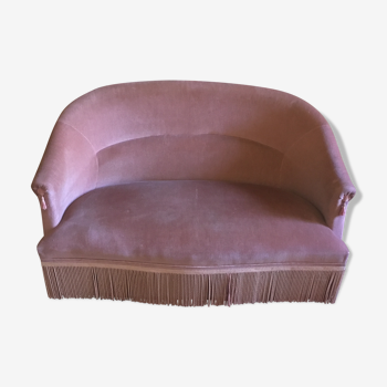 Bench velvet pink