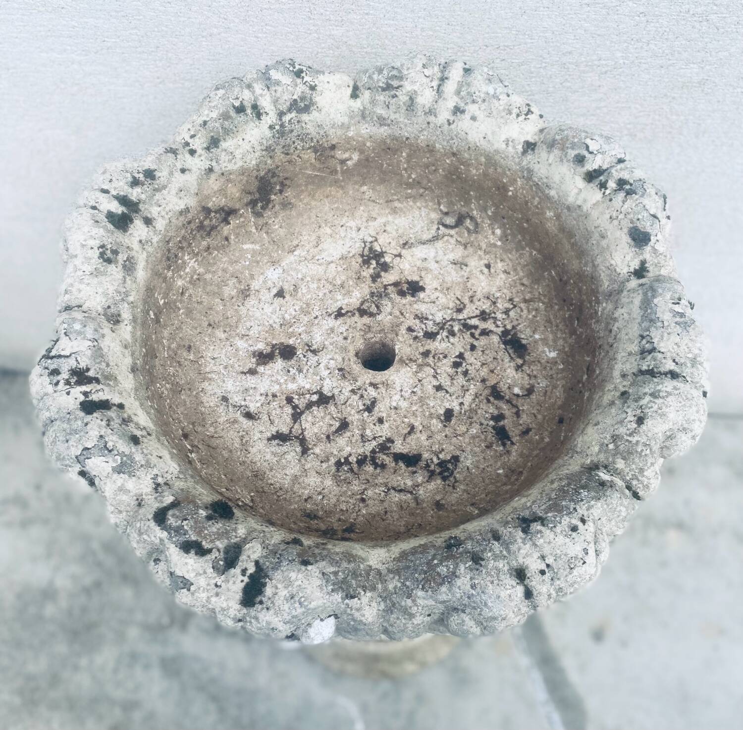 Garden statues 3 angels child stone decoration cup