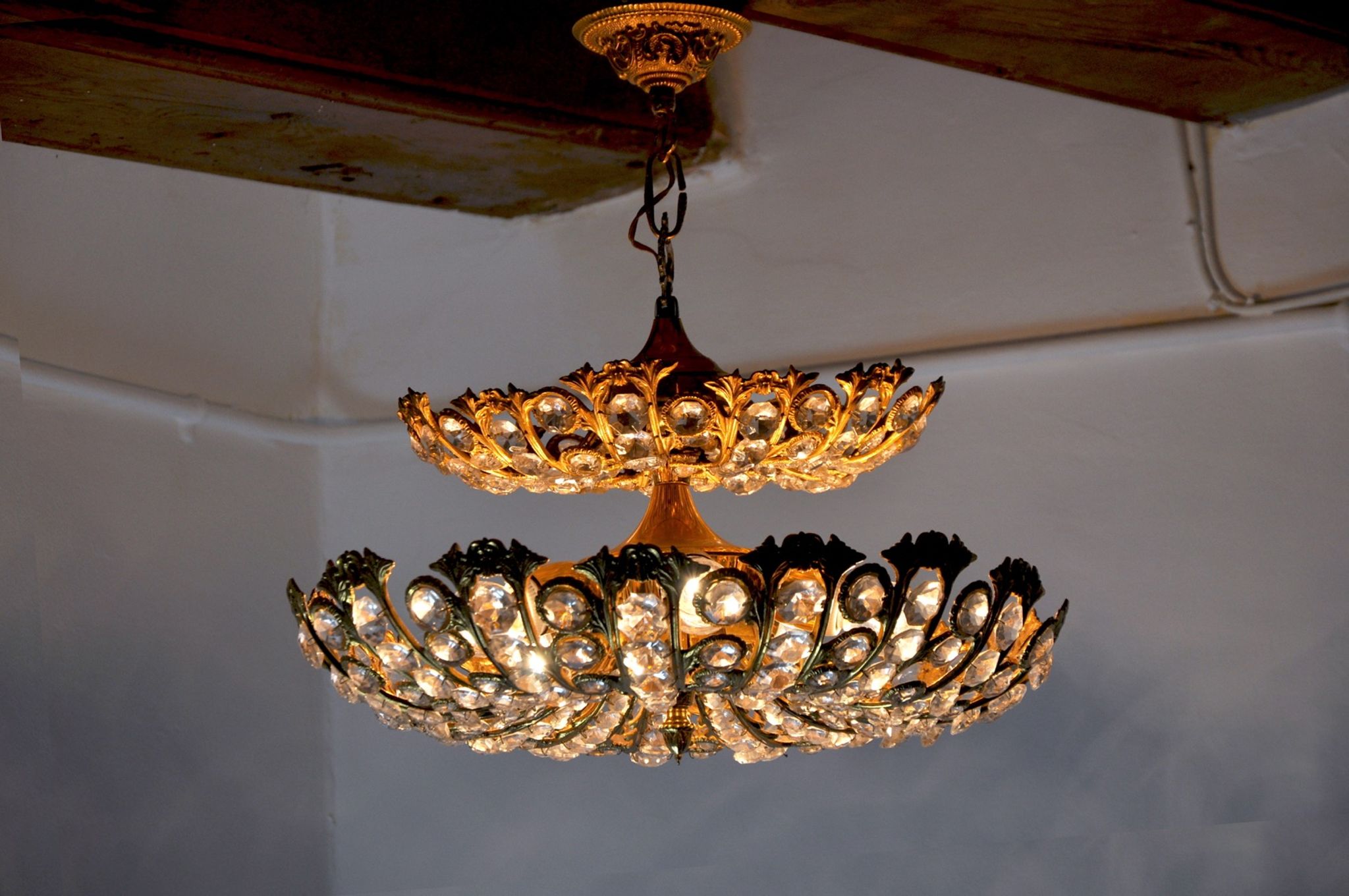 Lustre Ernest Palm pour Palwa, 1960, Espagne