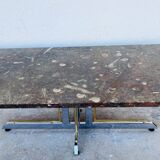 Table basse marbre fossilisé