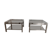 Pair of side tables by Guy Lefèvre for Maison Jansen