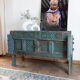 Ancient Indian furniture Damchiya blue