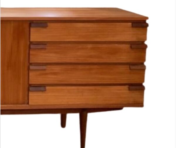 Enfilade vintage scandinave, enfilade en teck des années 60, 70