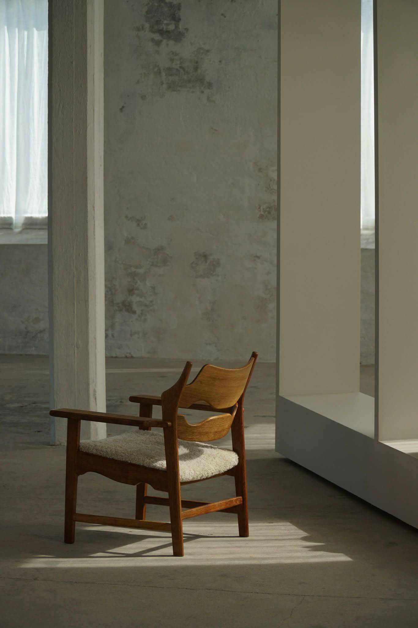 Henning Kjærnulf, Lounge Chairs "Razorblade", Danish design from the mid-century, 1960s.