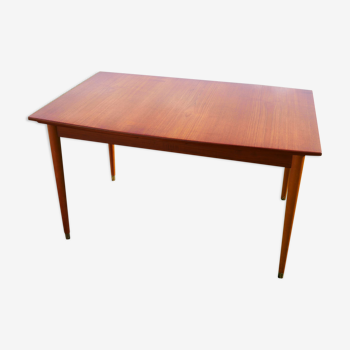 Dining table teak by Oswald Vermaercke for V-type, 60 years