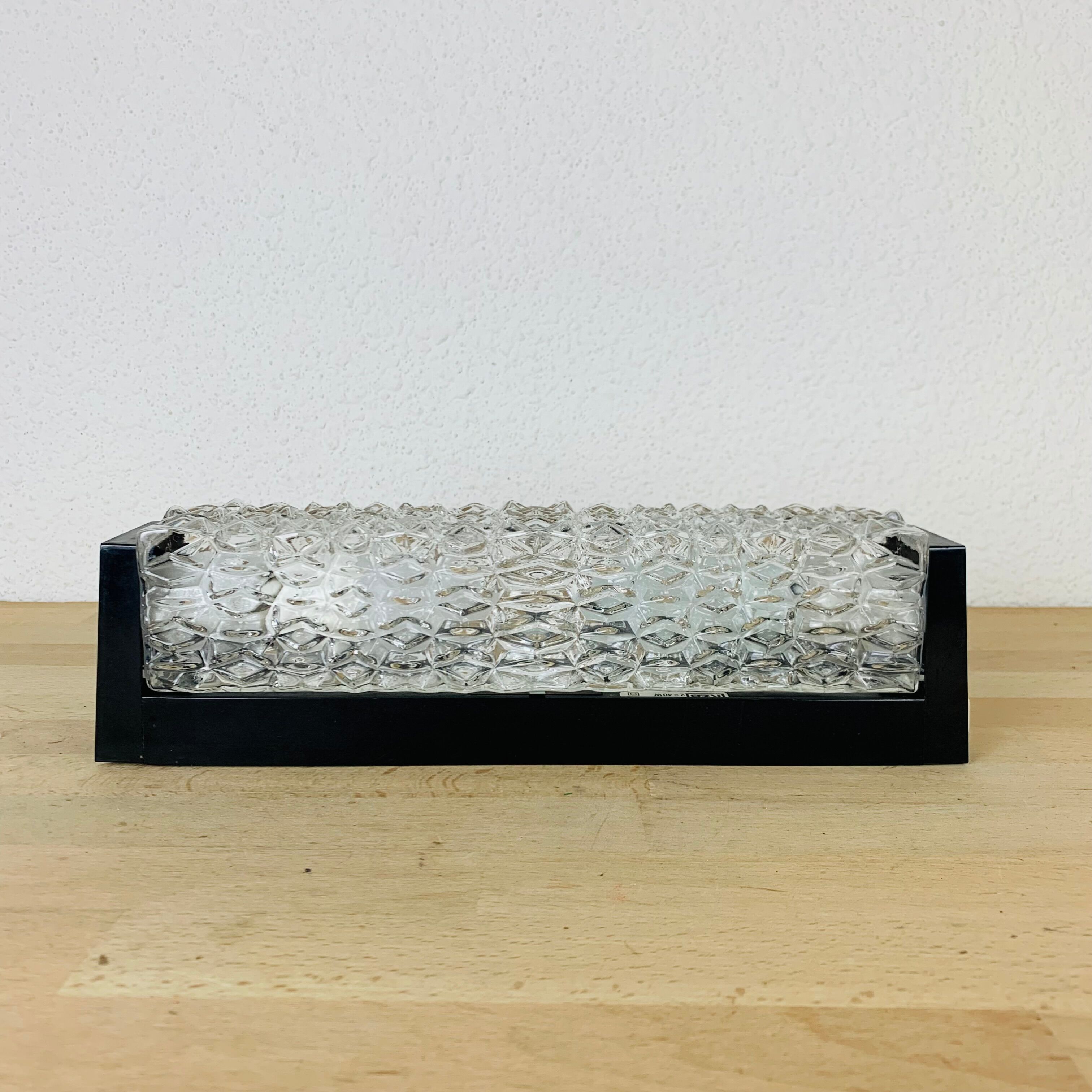 Wall lamp rectangle glass rectangle years 50 RZB Leuchten