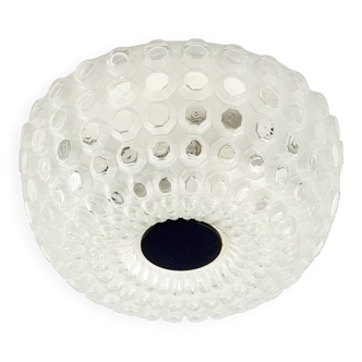 Mid-Century Bubble Glass Flush Mount from Limburg, 1960s