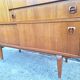 Vintage teak secretary, bar cabinet, sideboard, desk.