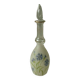 Lightly enameled granite glass carafe late 19th century