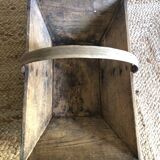 Renovated wooden grape harvest basket