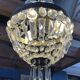 Balloon chandelier with pendants, early 20th century