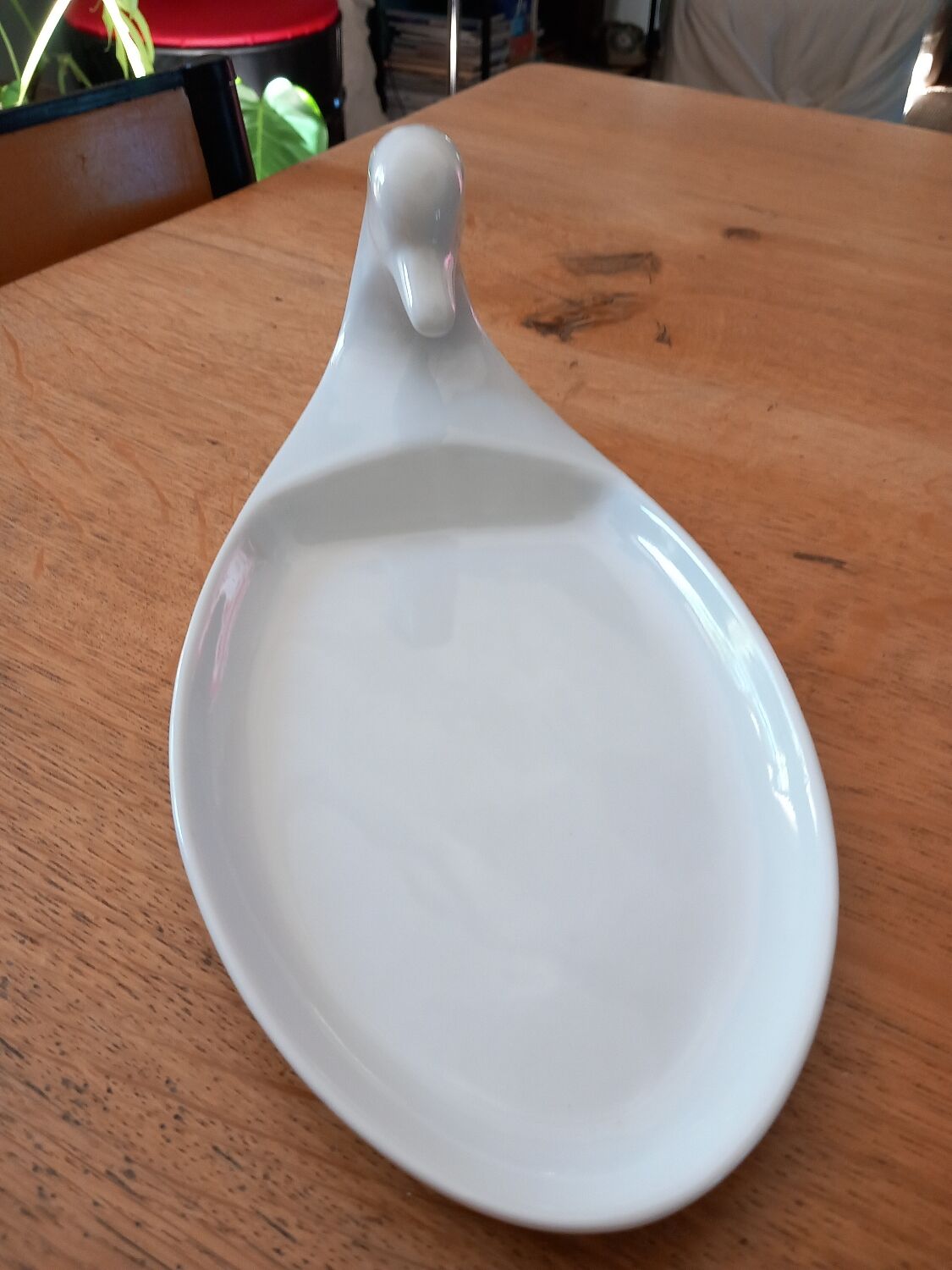 1 porcelain duck head foie gras dish