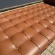 Knoll barcelona daybed mies van der rohe in cognac venezia leather, as new