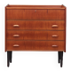 Coiffeuse en teck, design scandinave, années 1960, fabriquée par SW Finland