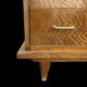 Commode en chêne pied compas