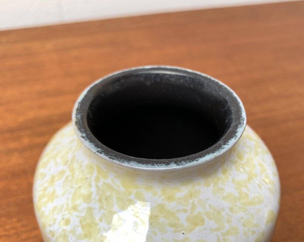 East German pottery vase from the GDR mid-century Strehla Keramik, 1960s.