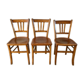 Trio of bistro chairs Luterma 50s