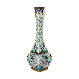 Vase soliflore Théodore Deck japonisme