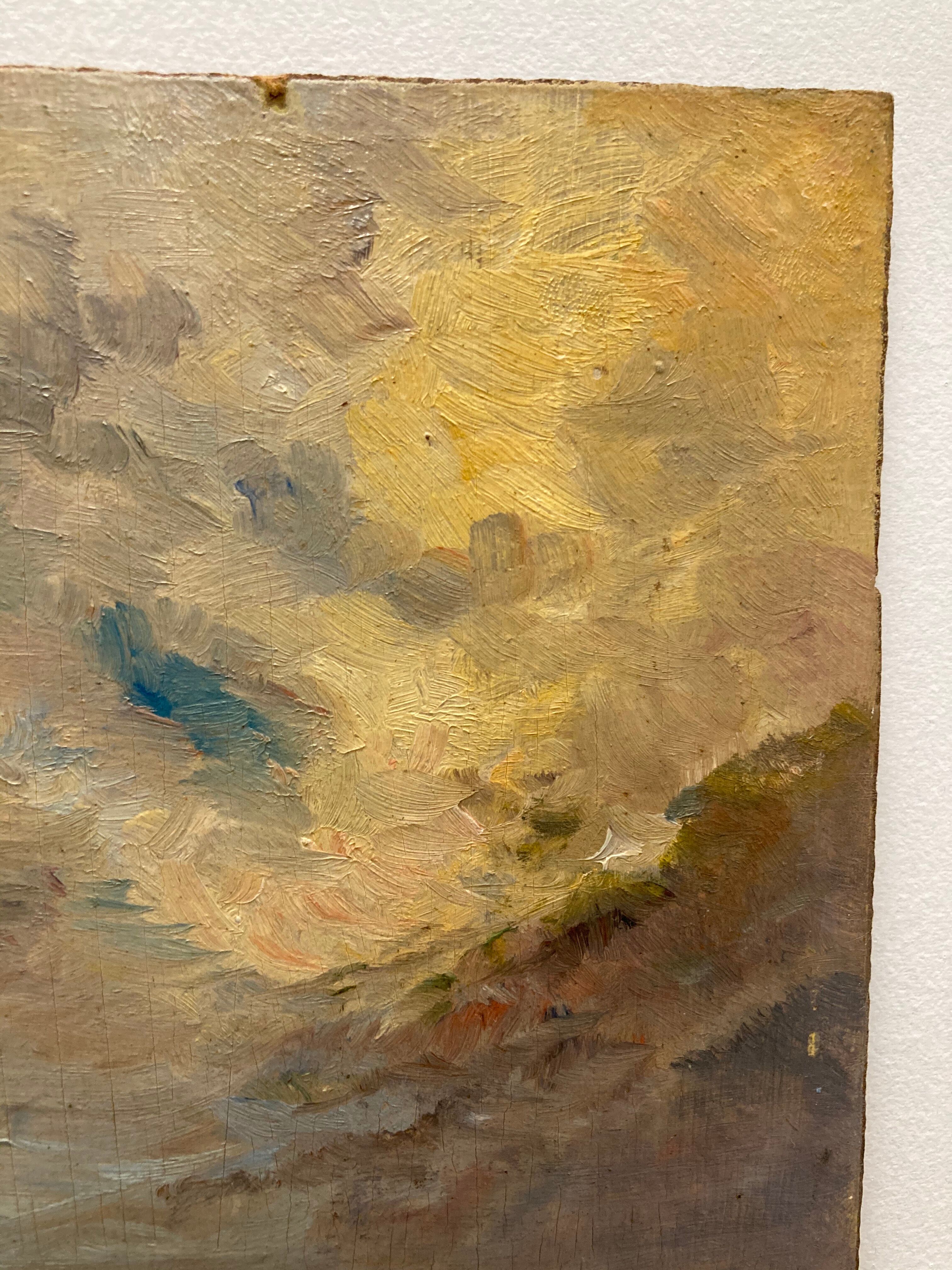 Vintage marine painting