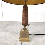 Vintage french corn table lamp, 1970s