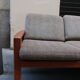 Scandinavian sofa from the 60s teak and fabric