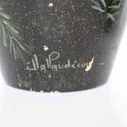 Pair of ceramic vases, hand painted