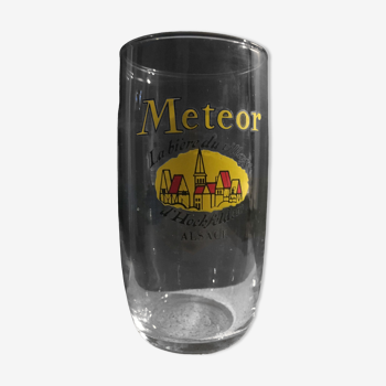 Ancien verre à bière Météor 25cl