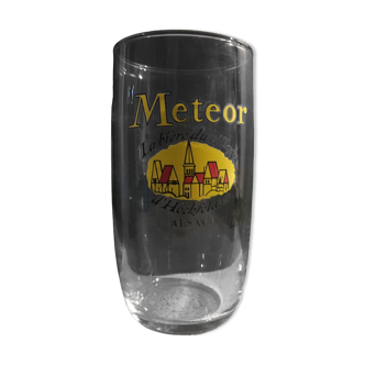 Ancien verre à bière Météor 25cl