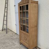 Art deco glass-glazed parisian wardrobe