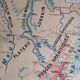 Vintage school map of France, Northern and Eastern Regions