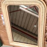 Mirror louis philippe 1900 original wood 60x45 mercury glass