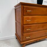 Vintage chest of drawers with compass feet