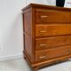 Vintage chest of drawers with compass feet