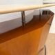 Mid-century bar in teak wood, metal and travertine, Italy, 1970