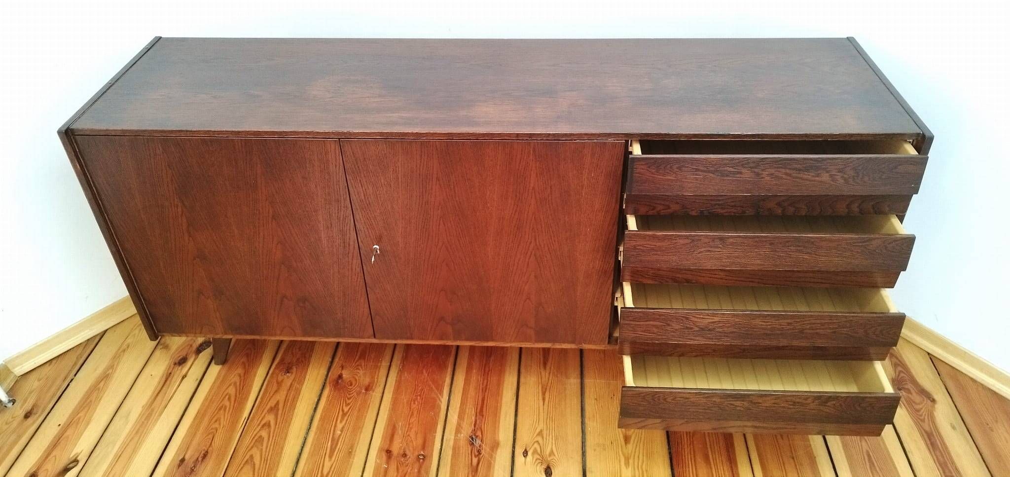 Czechoslovakian Sideboard by J. Jiroutek for Interier Praha, 1960s