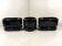 Luigi Colani set of 3 room dividing black planters 1970’s