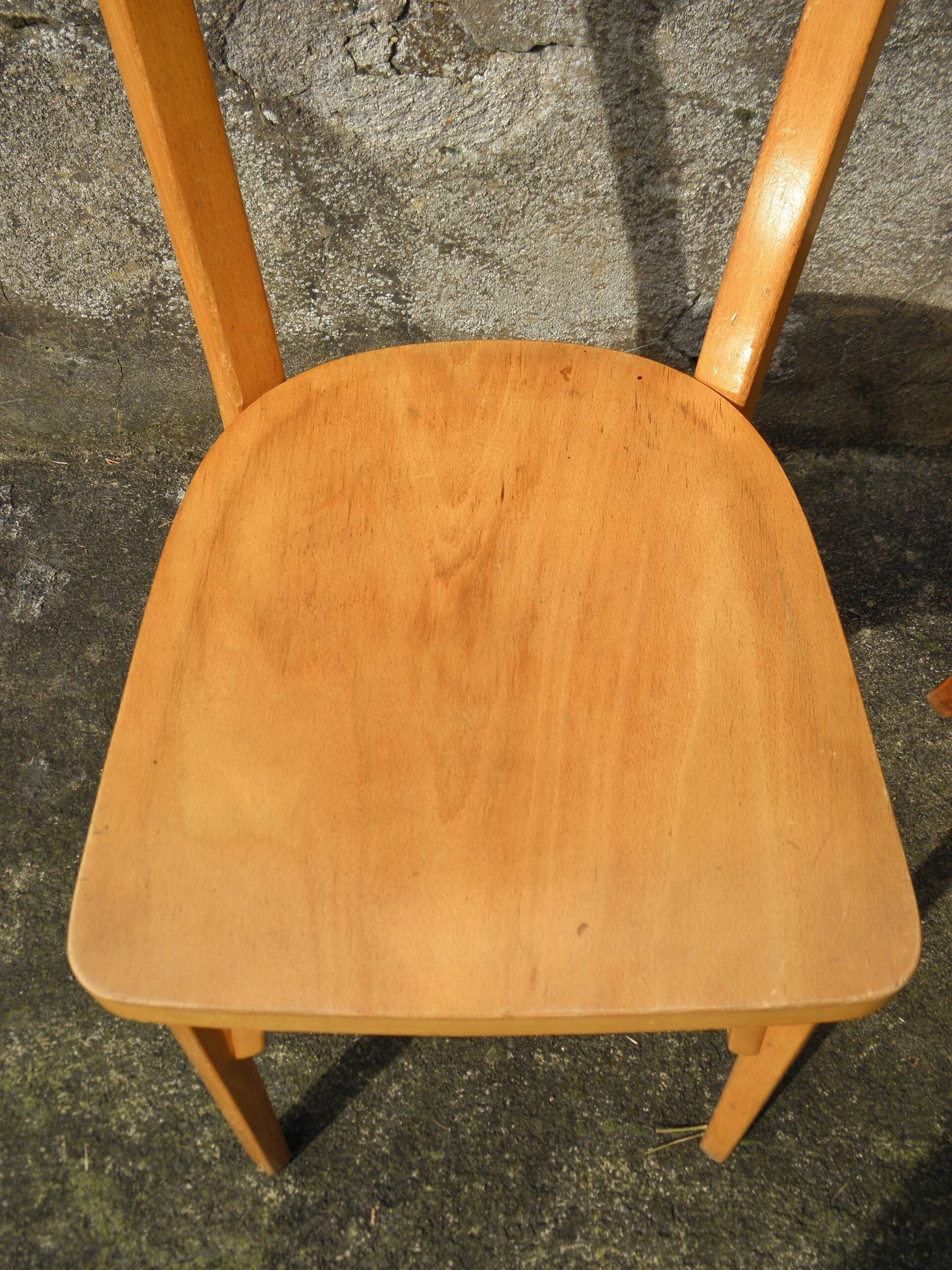 Set of 6 Baumann bistro chairs n° 18