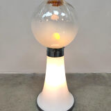 Lampe de table en verre design italien vintage