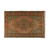 Anatolian handmade vintage rug 255 cm x 168 cm