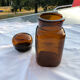 Vintage glass jar / spice jar